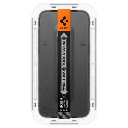 Spigen tempered glass GLAS.TR &quotEZ FIT&quot FC for iPhone 15 Pro 6,1&quot black