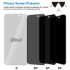 Vmax tempered glass 0.33mm 2,5D high clear privacy glass for iPhone 12 Pro Max 6,7&quot