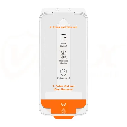 Vmax tempered glass easy install 2,5D Normal Glass for iPhone 15 Plus 6,7&quot
