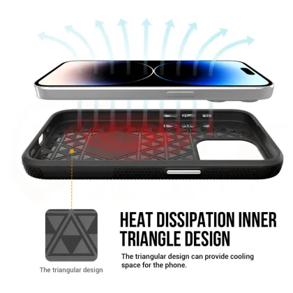 Vmax Triangle case for iPhone 12 6,1&quot black