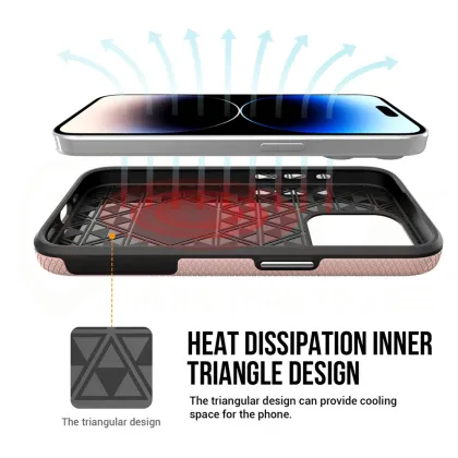 Vmax Triangle case for iPhone 13 Pro Max 6,7&quot rose gold