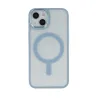 Satin Clear Mag case for iPhone 13 6,1&quot blue